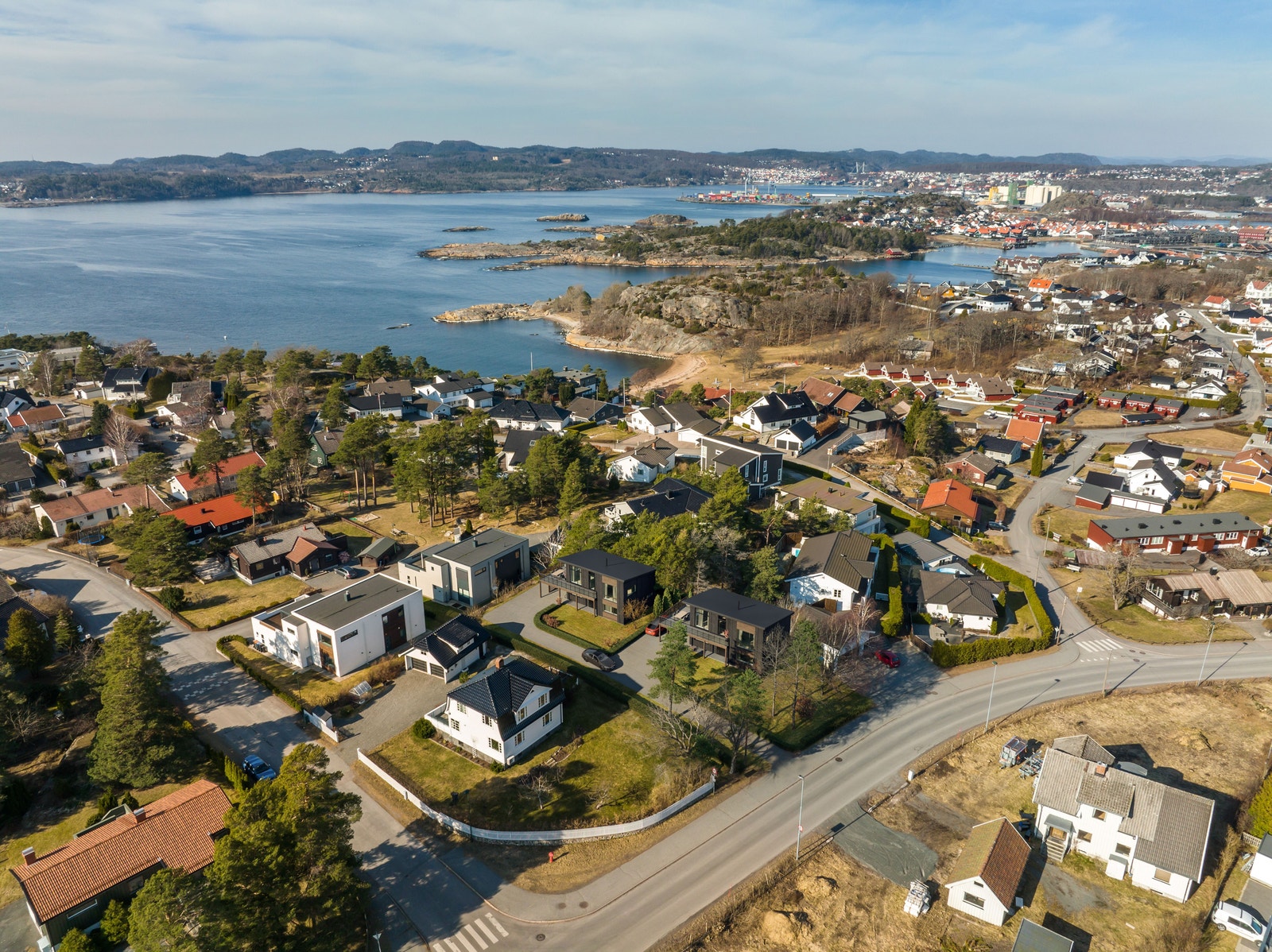 Husene vist på tomtene Galleribilde