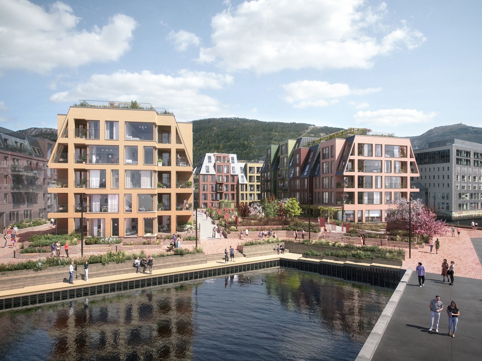 Nøstebukten Brygge - 45 nye leiligheter for salg! Galleribilde