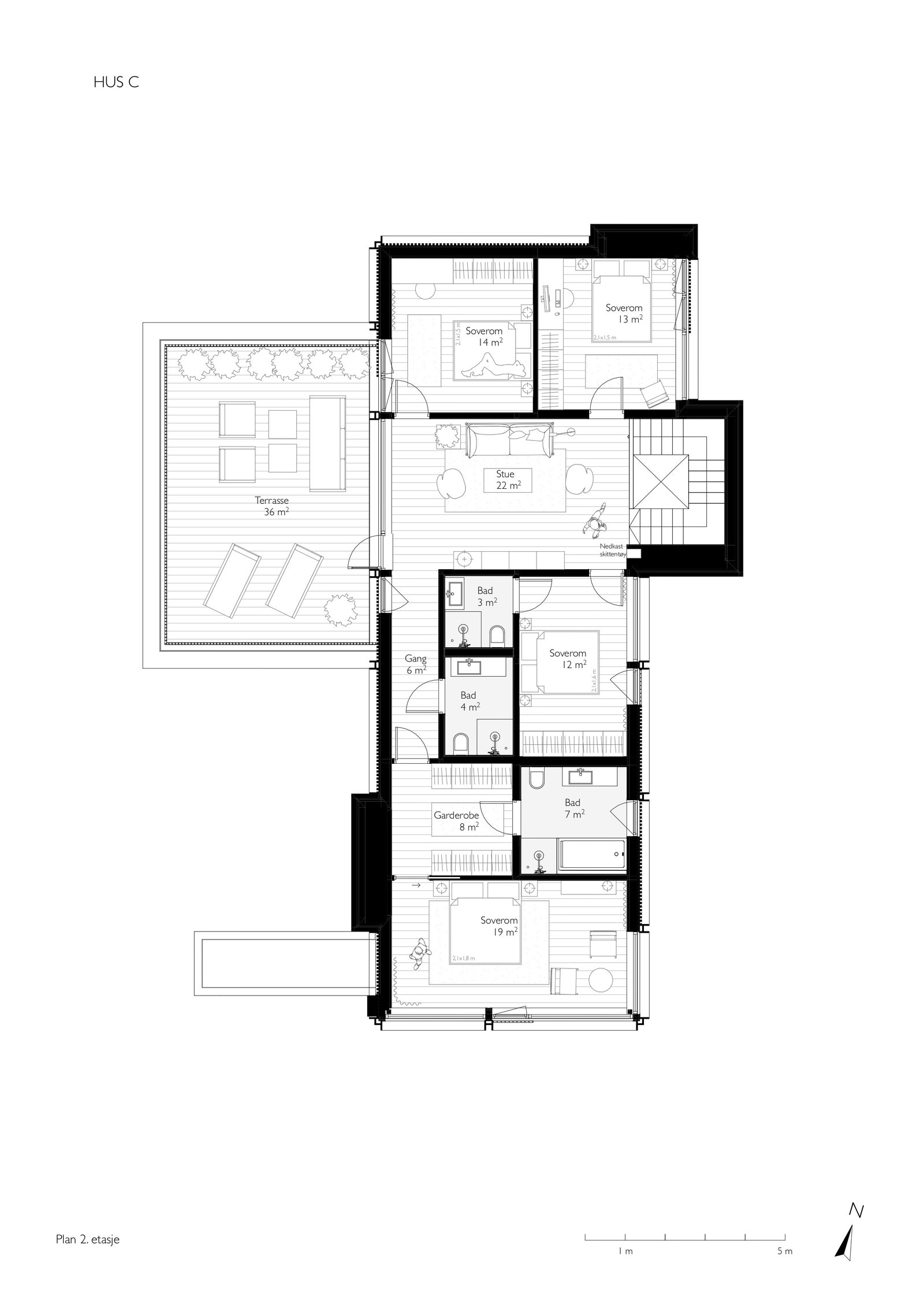 Hus C - 2.etg Galleribilde