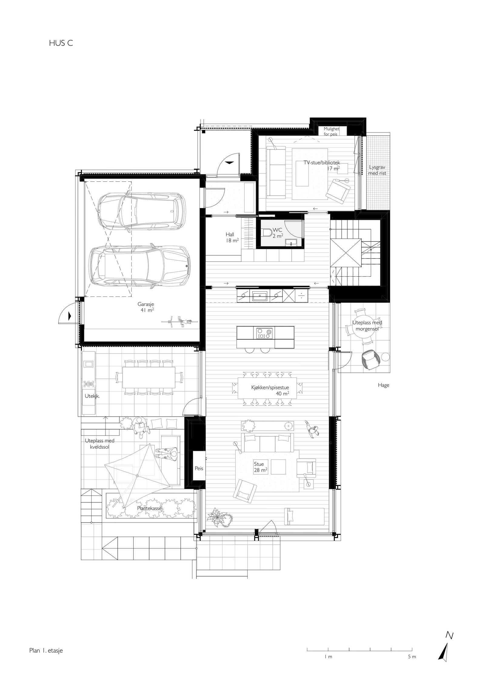 Hus C - 1.etg Galleribilde