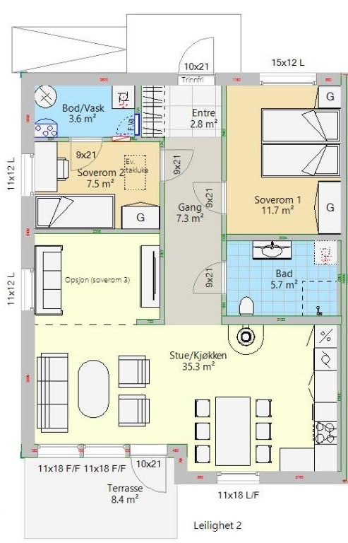 Planløsning Galleribilde