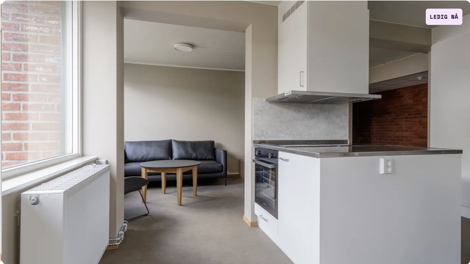 Bilde fra felles kjøkken. Galleribilde