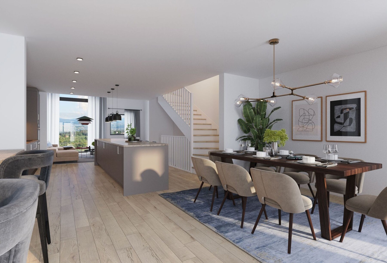 EiendomsMegler 1 ved Tara Fagerstad har gleden av å presentere et innholdsrik og moderne rekkehus i Tryms veg 8 på Nardo! Stuen i 2.etg vil ha åpen himling mot loftsetasje som vil gi en god og luftig romfølelse. Illustrasjon, avvik vil forekomme. Galleribilde