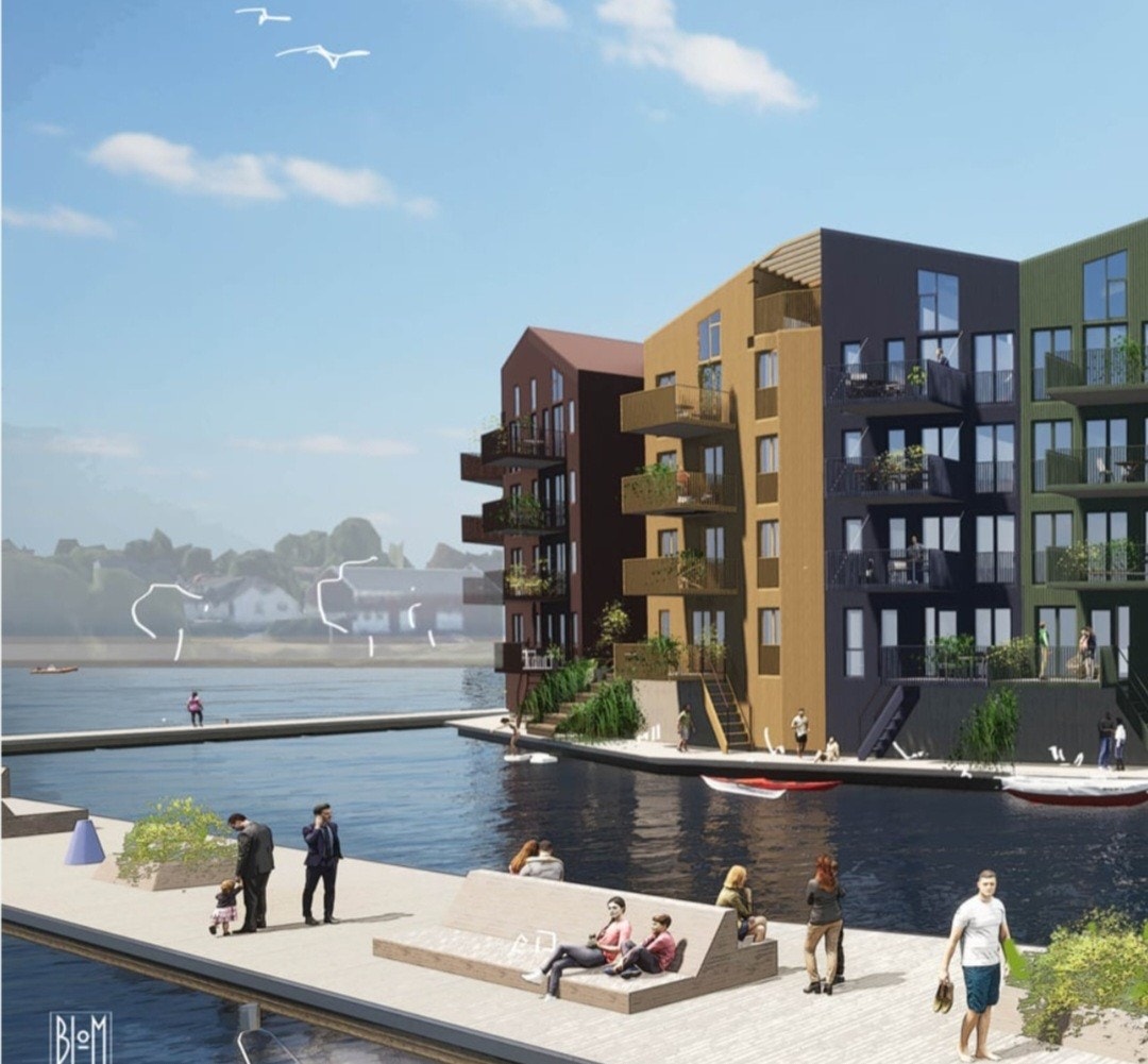 500 meter fra huset ligger Hjemseng brygge. Badebrygge/kyststi blir allment tilgjengelig. Under bygging nå. Galleribilde