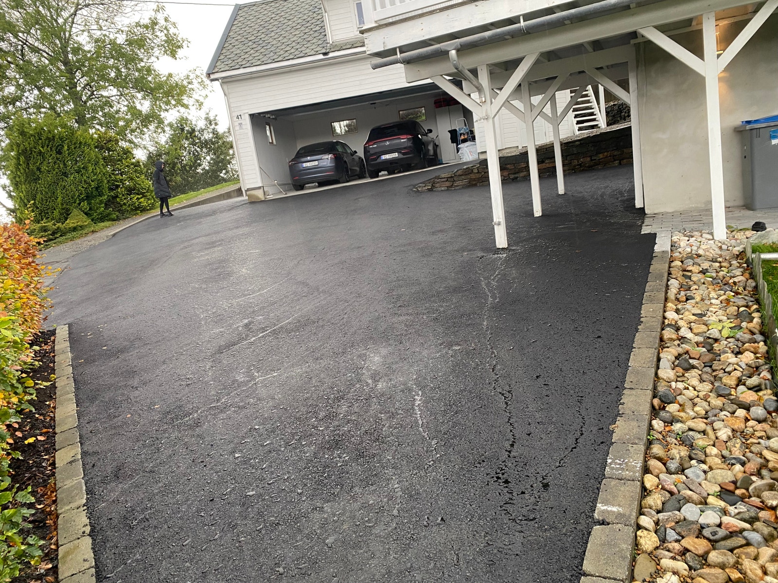 Garasje front, parkering venster side Galleribilde