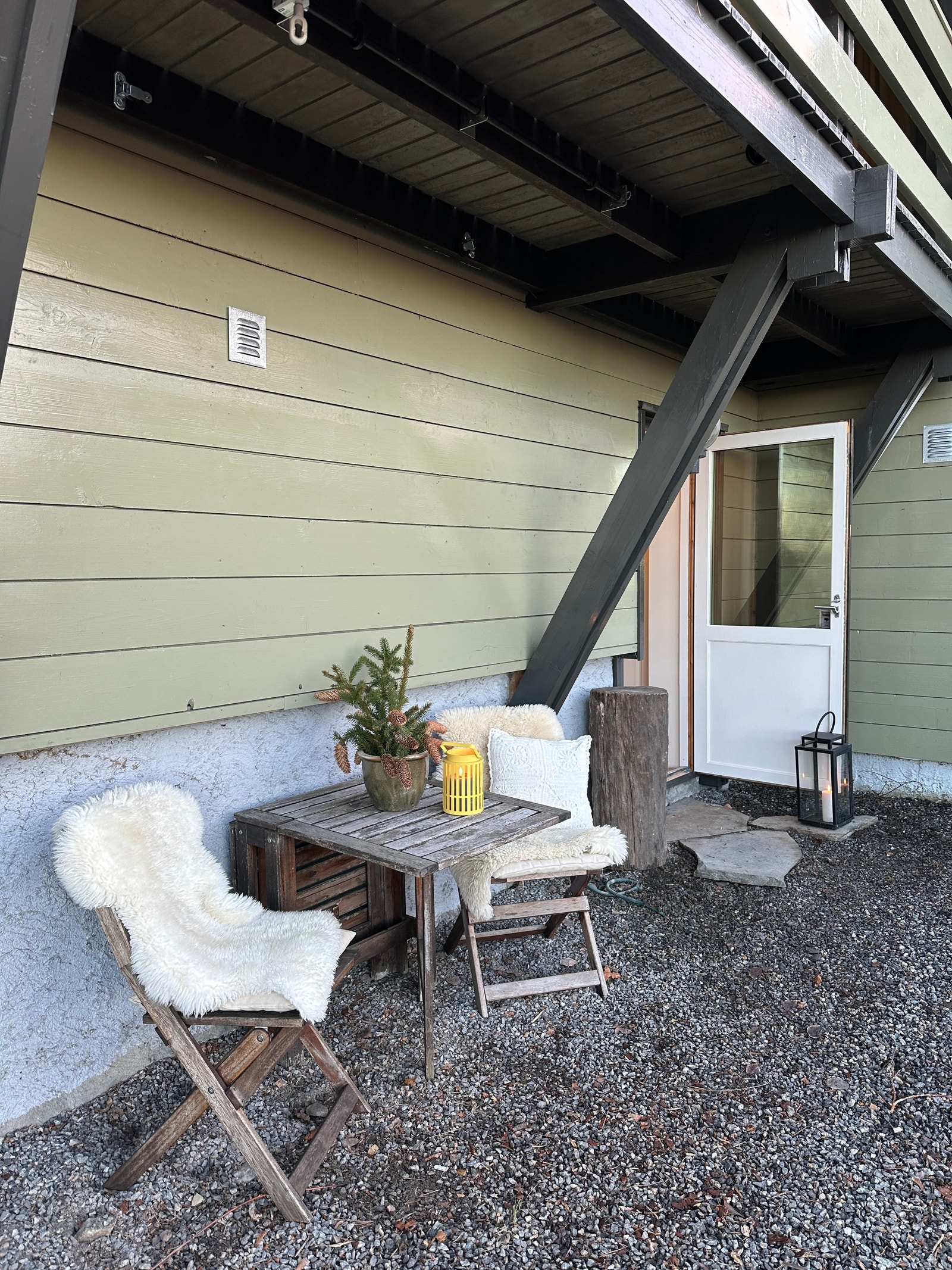 Mulighet for uteplass utenfor inngang Galleribilde