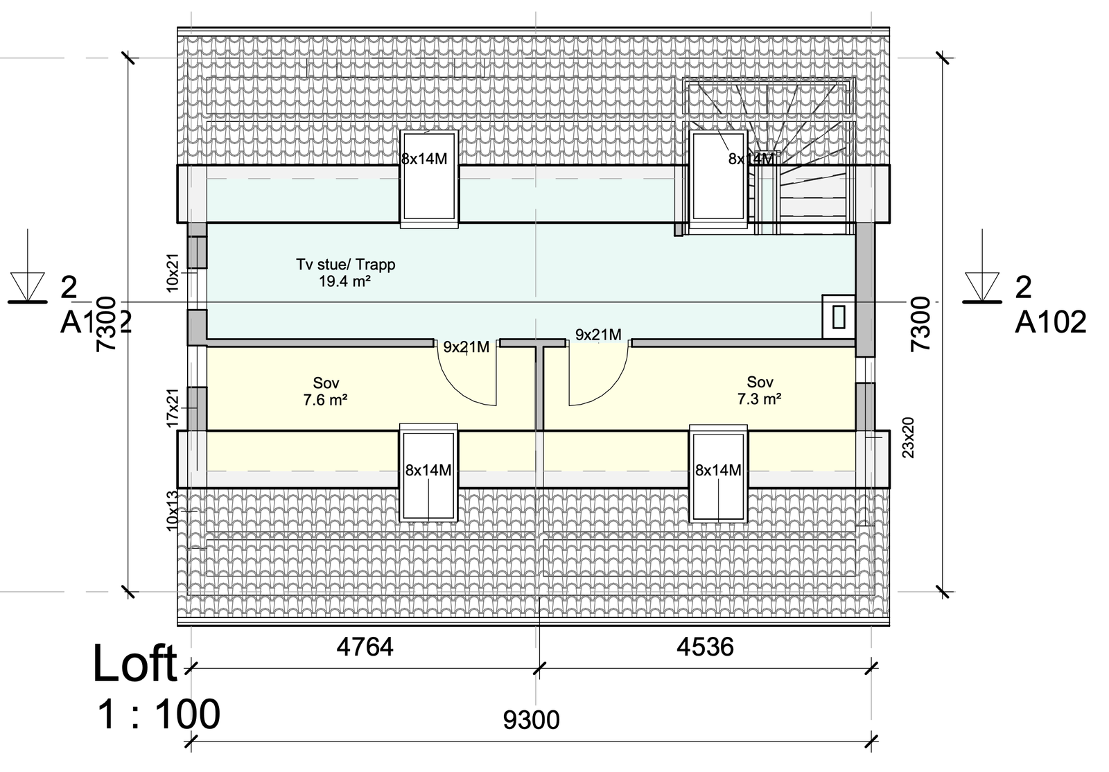 Toppetasje Galleribilde