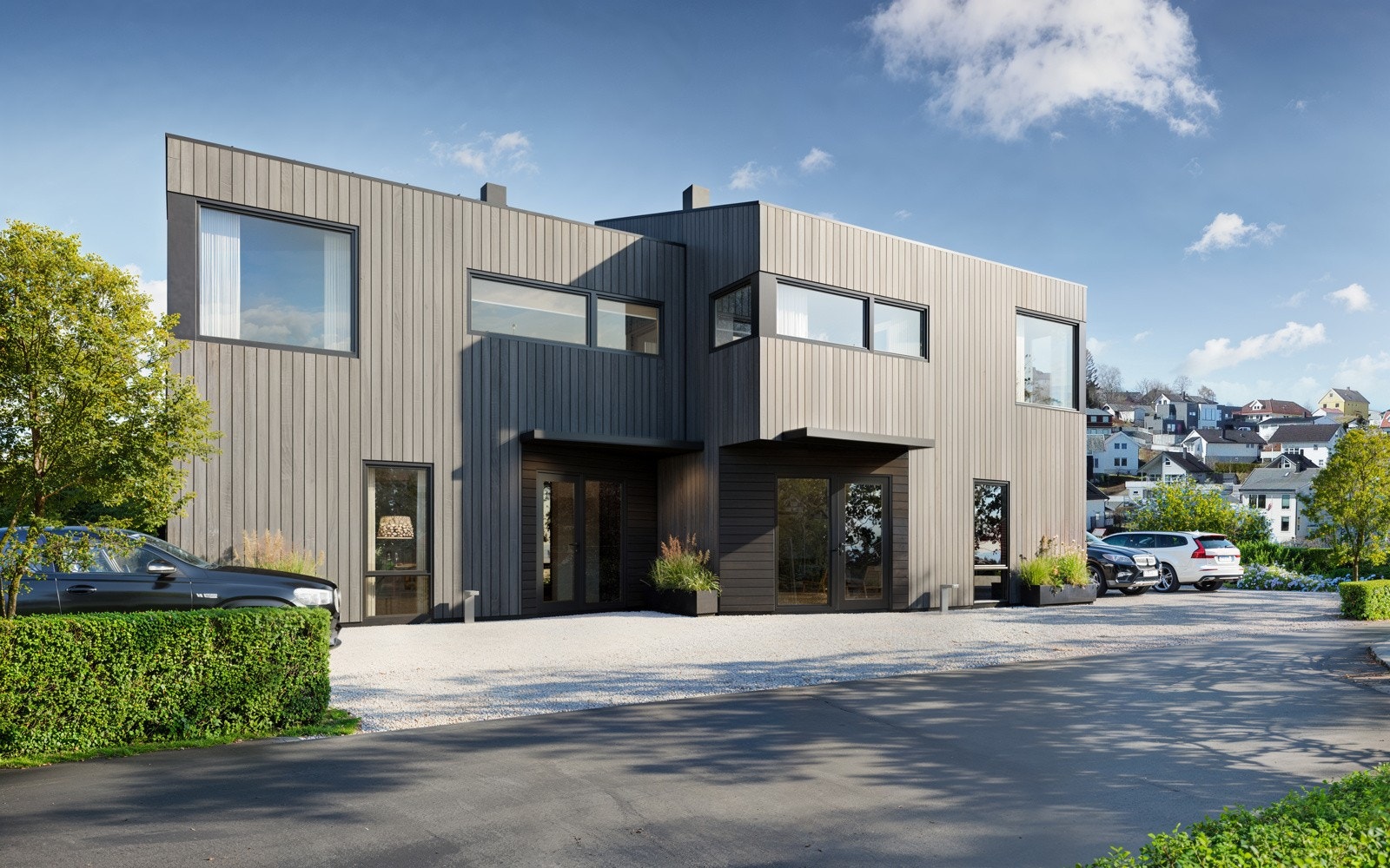 Nye moderne boliger over to plan Galleribilde