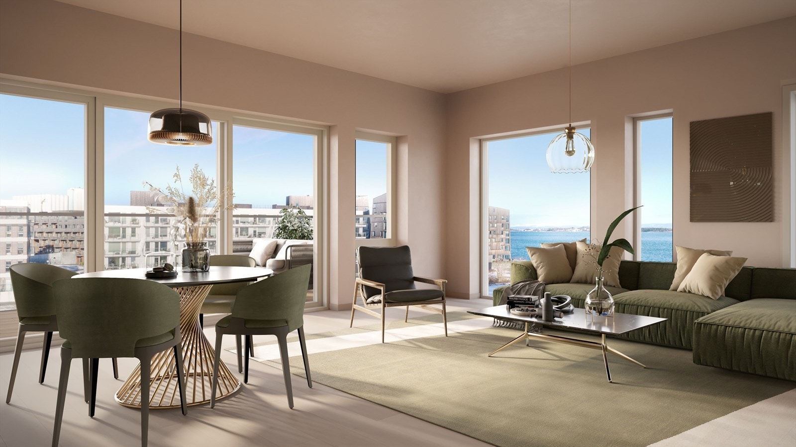 Illustrasjon av interiør. Avvik vil forekomme. Galleribilde