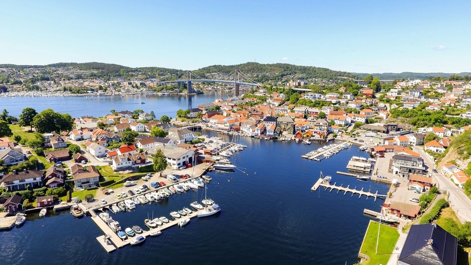 Brevik indre havn Galleribilde