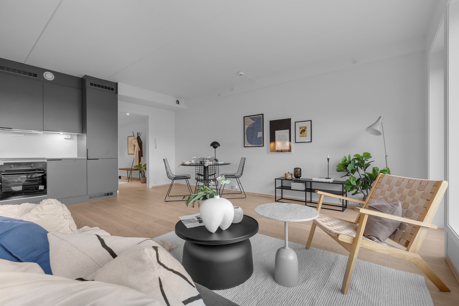 Åpen stue -og kjøkkenløsning Galleribilde