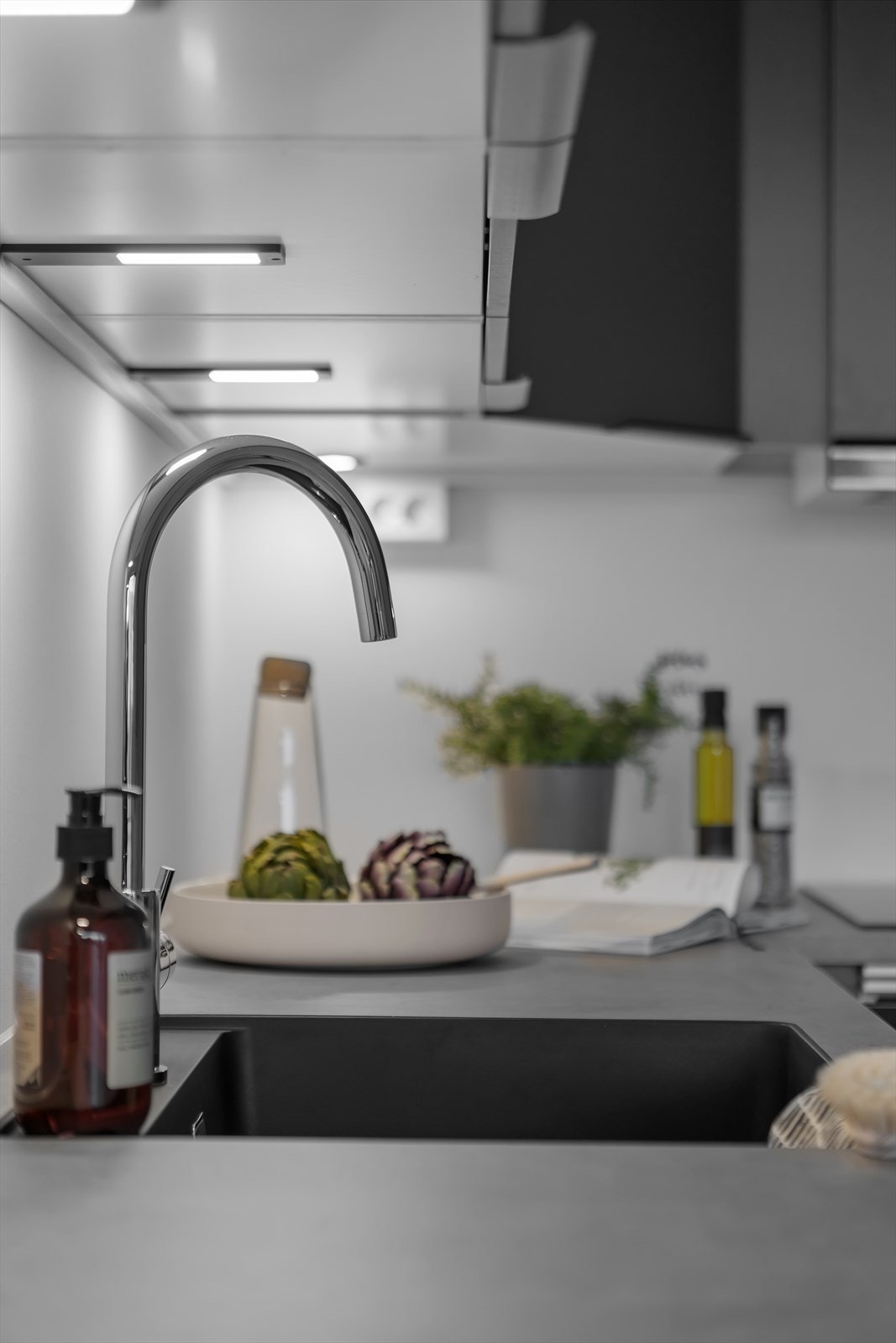 Lekkert og stilrent kjøkken Galleribilde