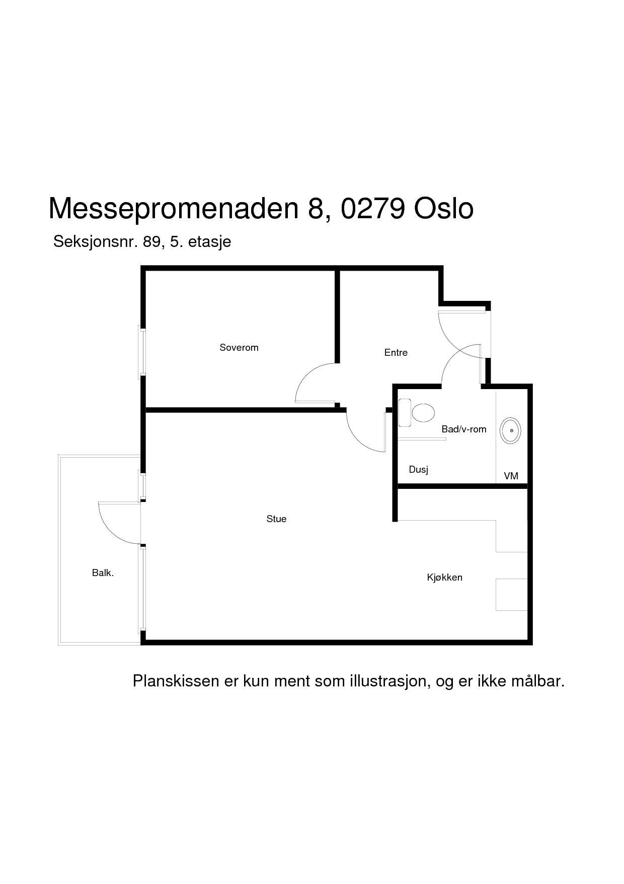 Planskisse Galleribilde
