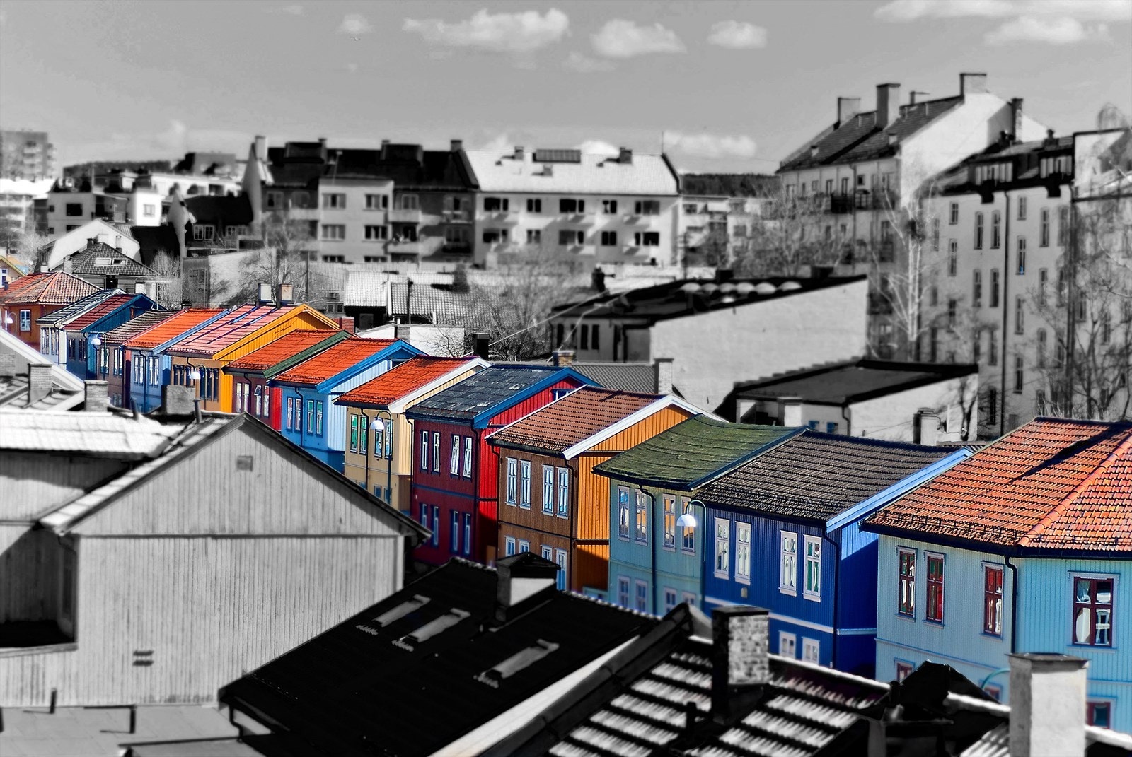 Hyggelige og koselige gater i nærområdet. Galleribilde