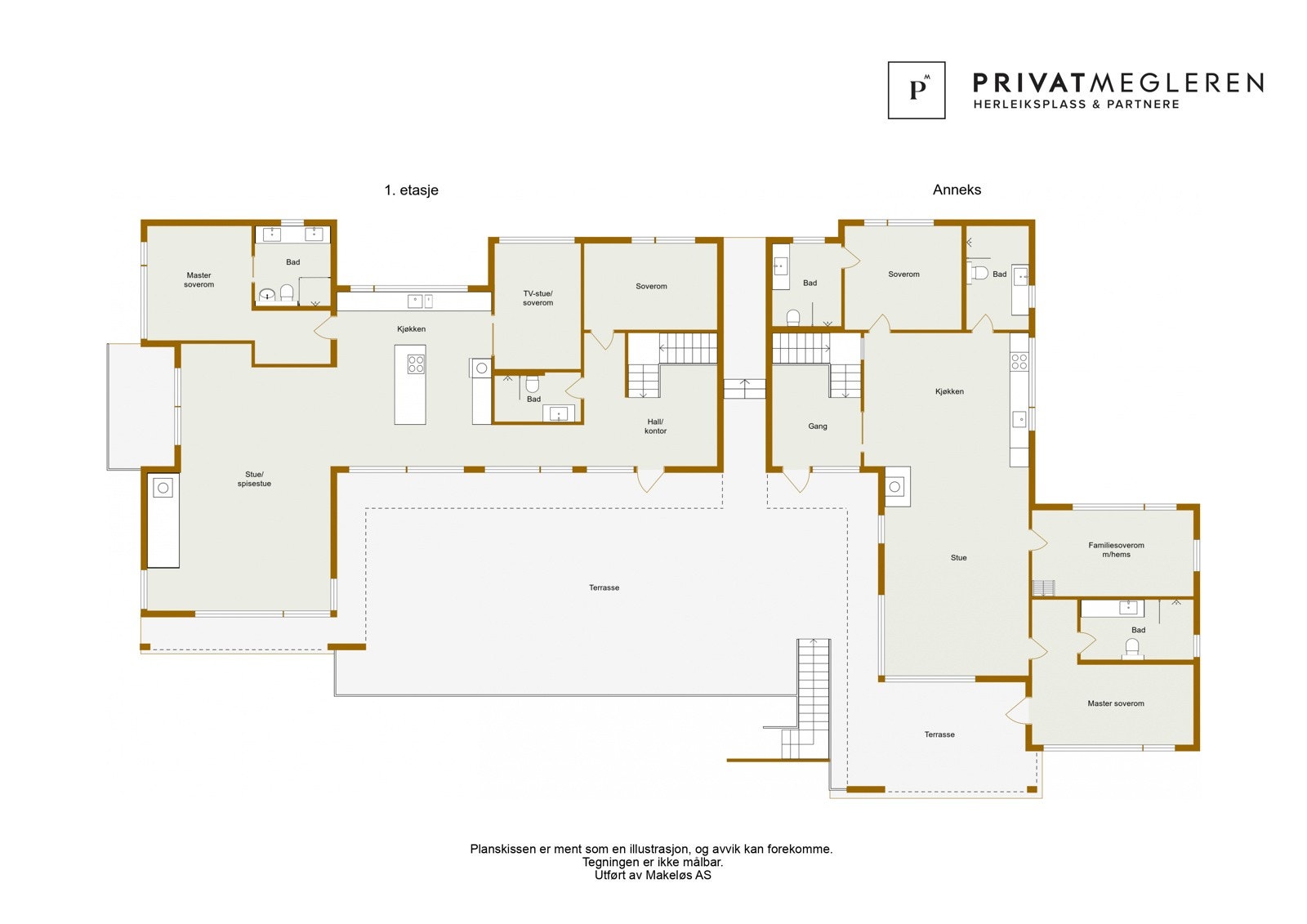 Plantegning - illustrasjon, avvik kan forekomme Galleribilde