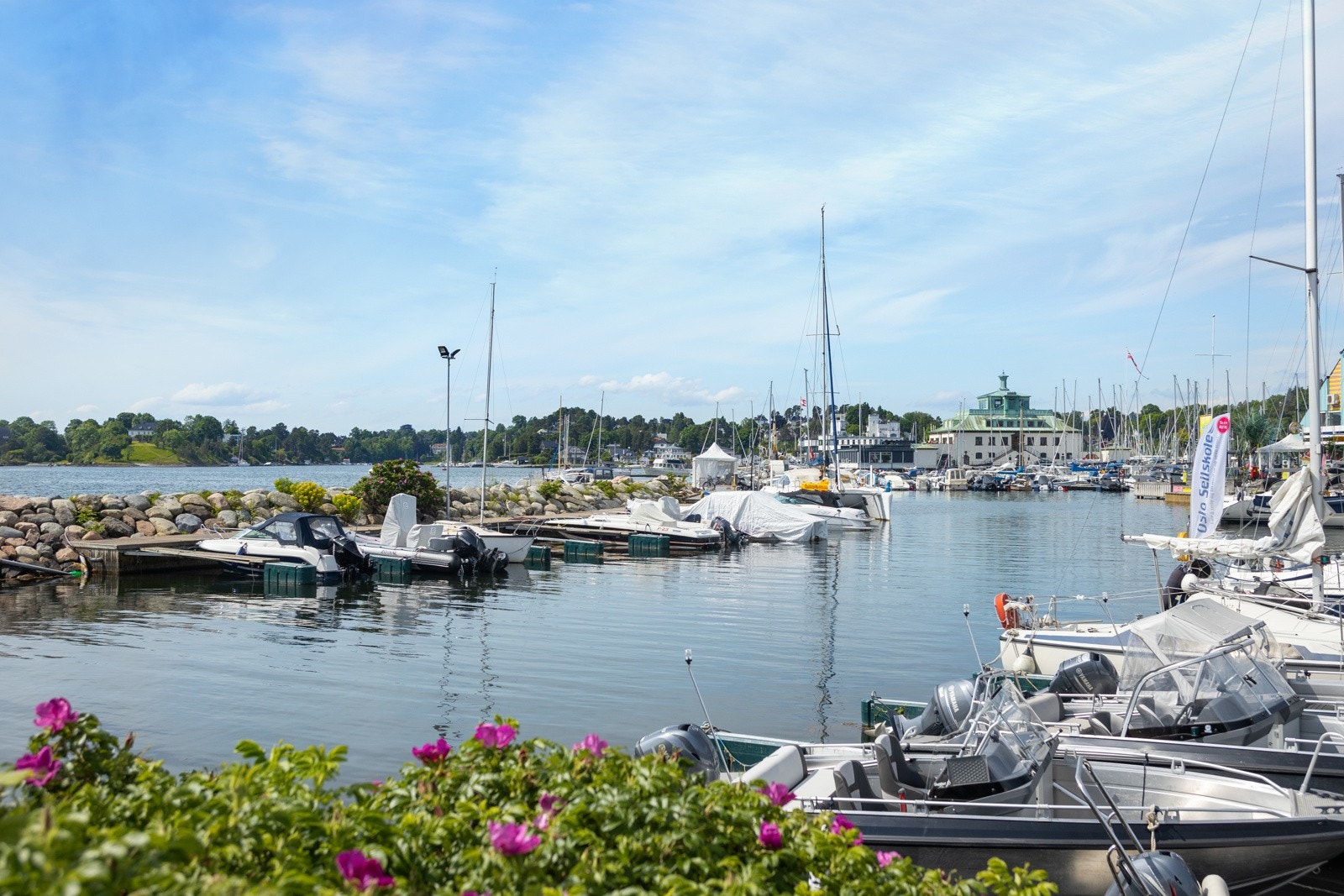 Idylliske Kongen Marina i Frognerkilen. Galleribilde