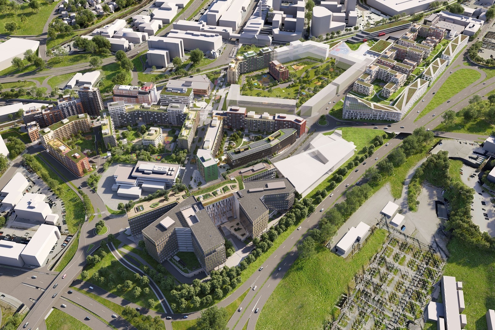 OBOS utvikler Ulven-området - sammen med Veidekke Galleribilde