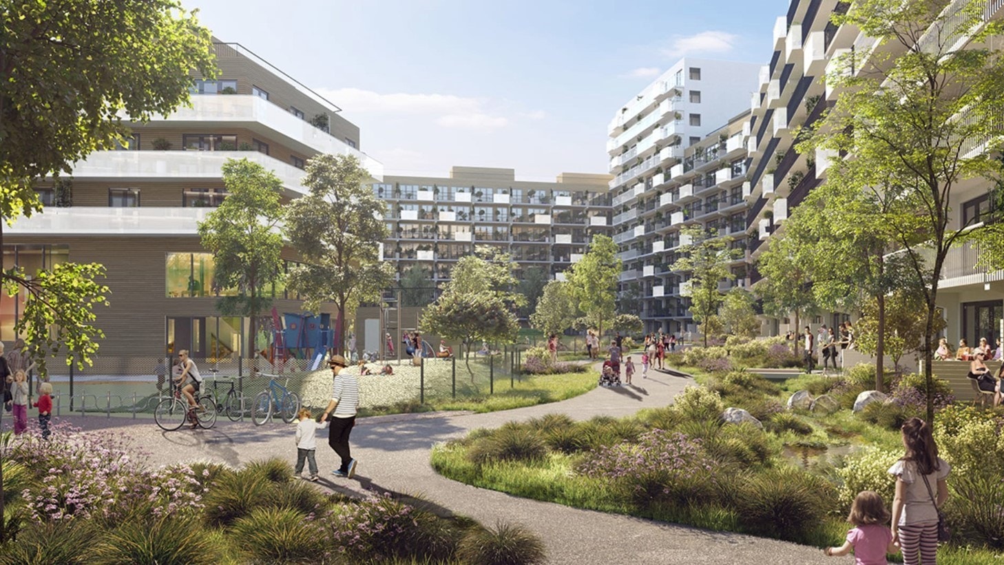 På Ulven kommer det cirka 1600 boliger og 4500 arbeidsplasser. Galleribilde