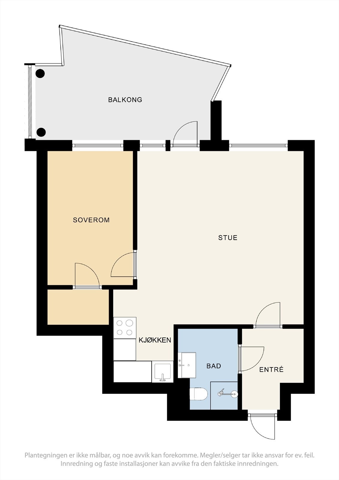 Plantegning Galleribilde