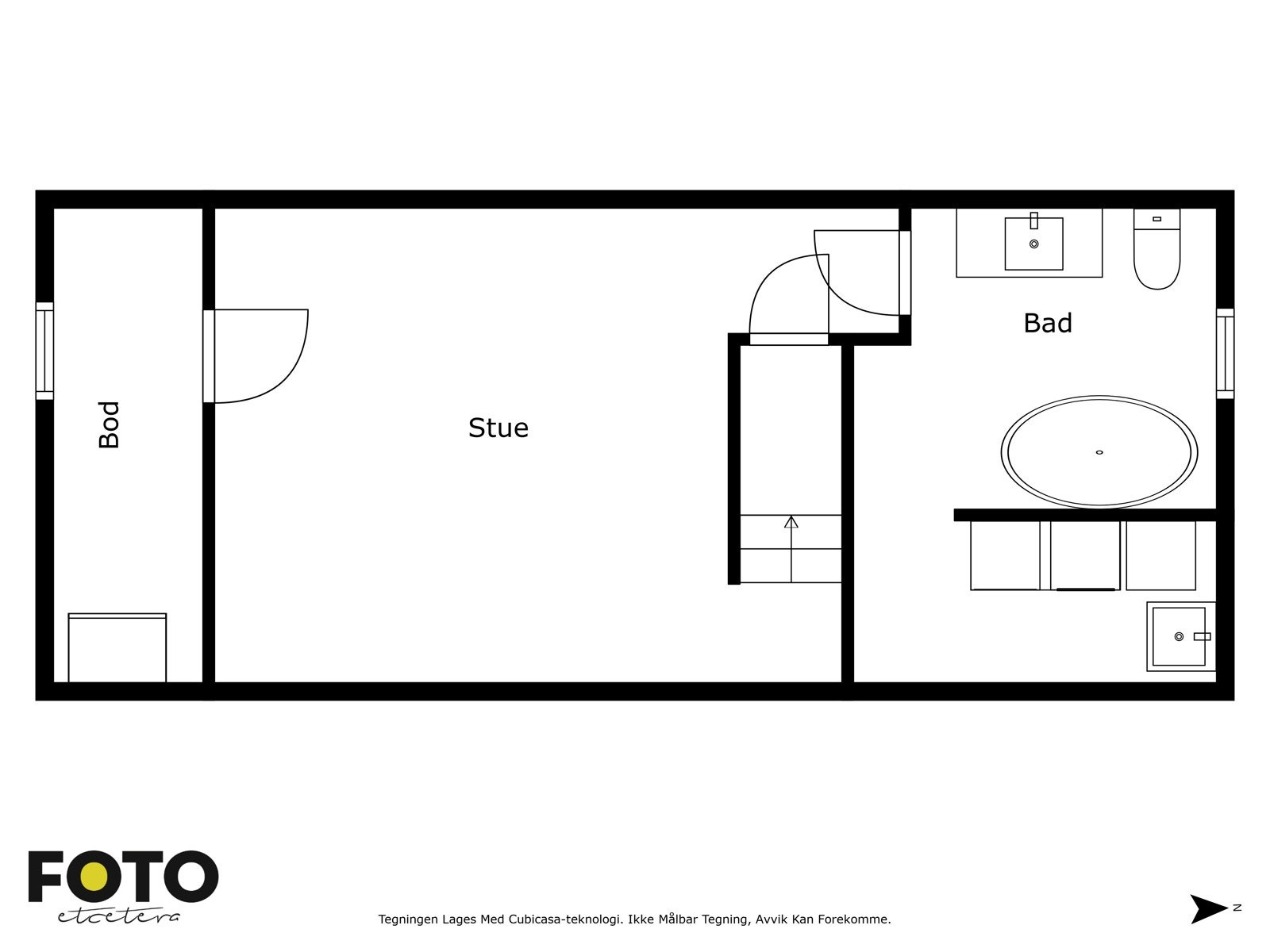 Plantegning kjelleretasje. Galleribilde