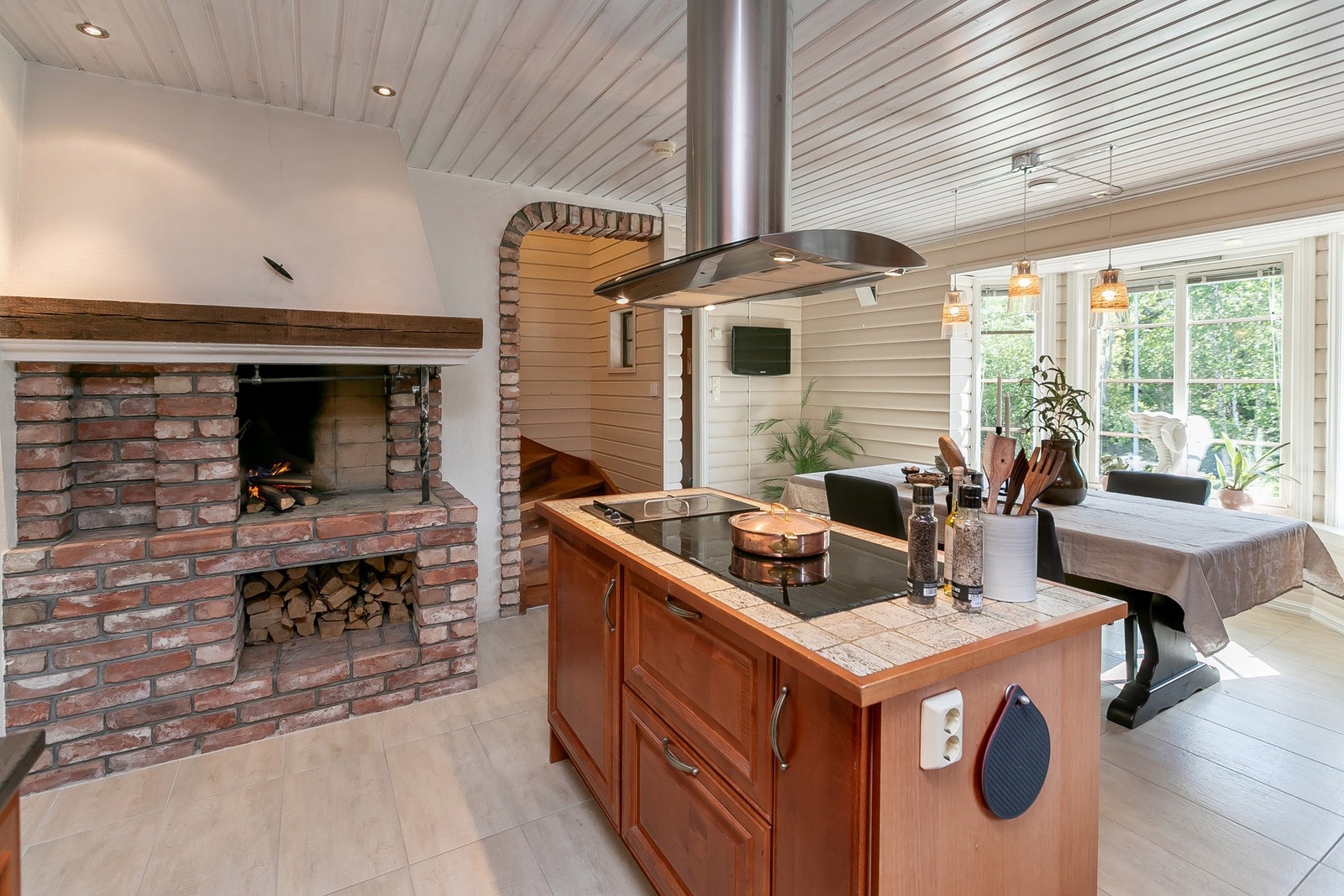 Det perfekte kjøkken for en gourmetkokk Galleribilde