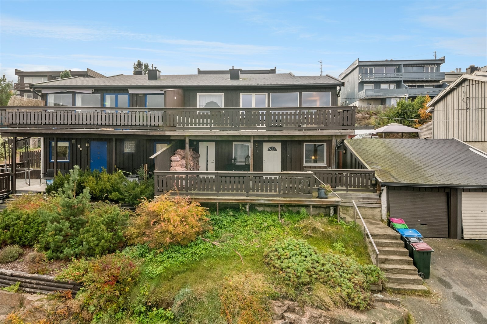 Boligen ligger høyt og fritt Galleribilde