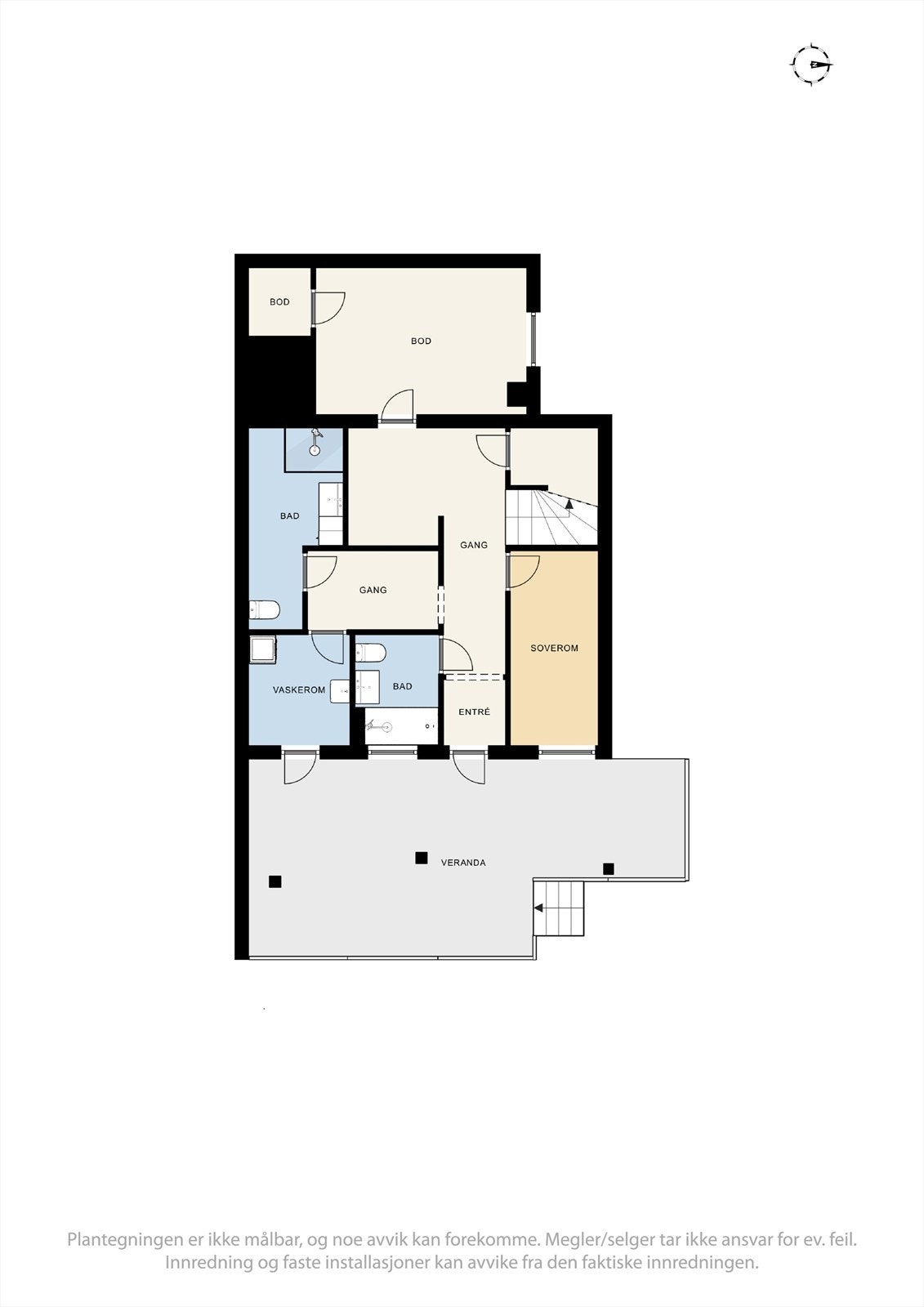 Plantegning 2.etg Galleribilde