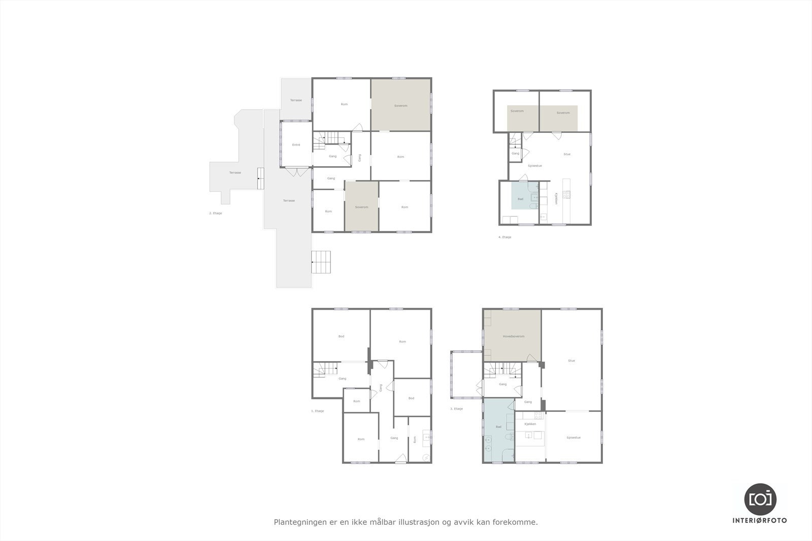 Plantegning Galleribilde
