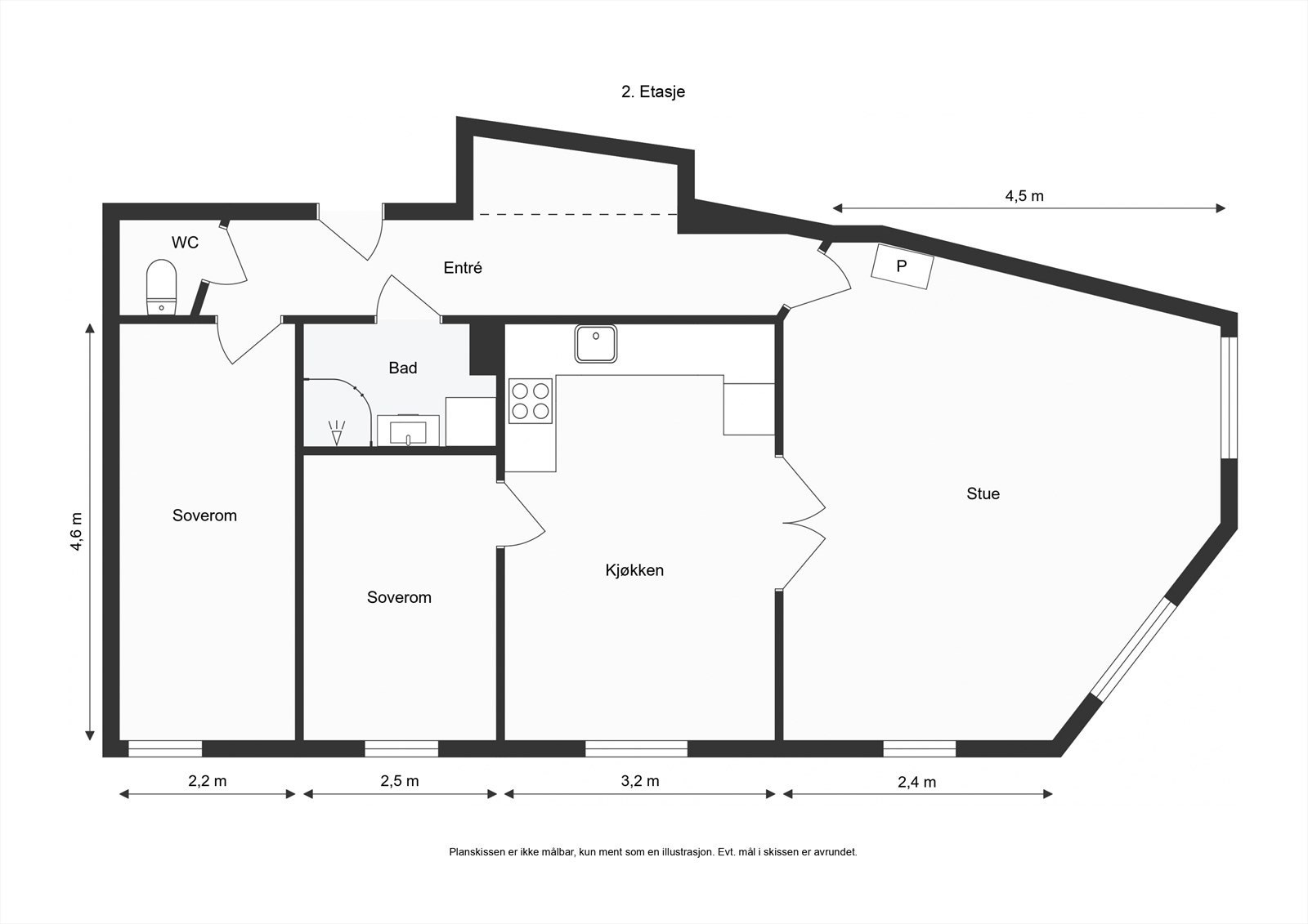 Plantegning Galleribilde