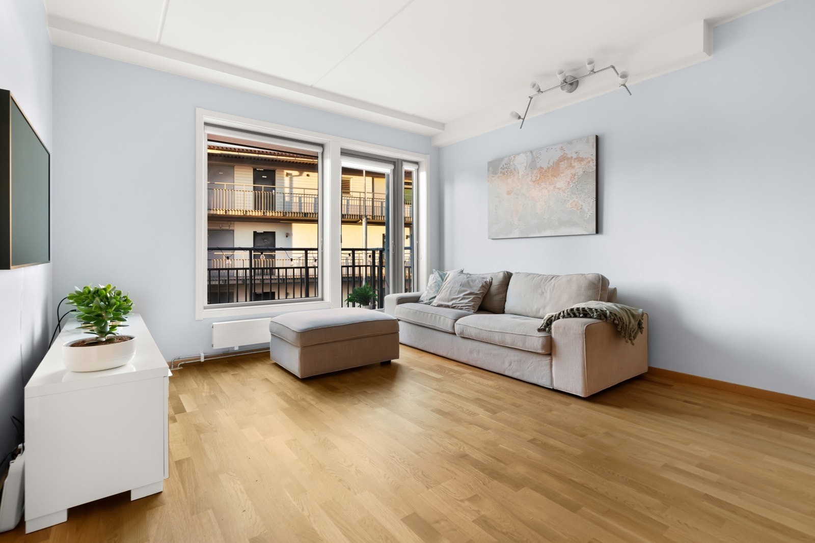 Leiligheten har en flott planløsning og ligger i byggets 6.etasje Galleribilde