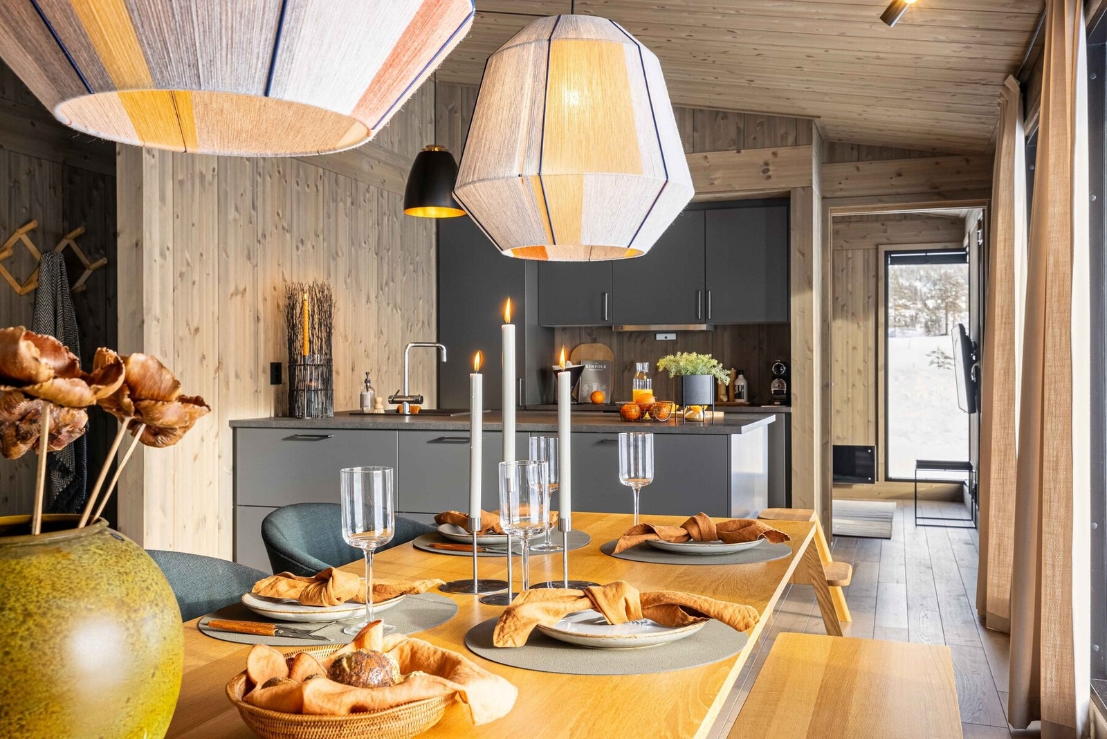 Velkommen til Leve Hytter og modell Vy 19 A ved Høgfjell Horisont, dette bildet gir et godt bilde av mulighetene her. Galleribilde