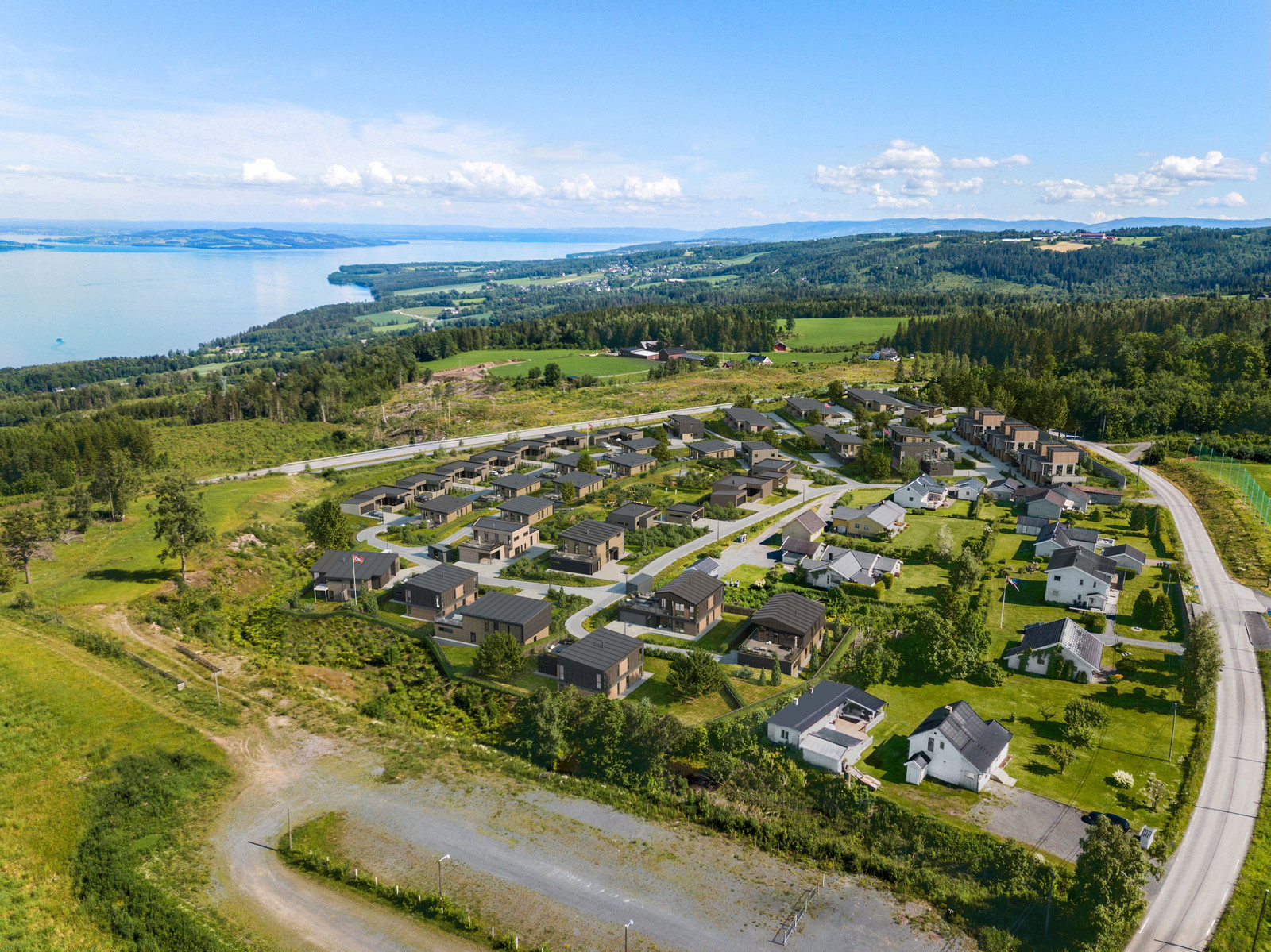 3D-illustrasjon av hvordan Østby terrasse kan bli seende ut