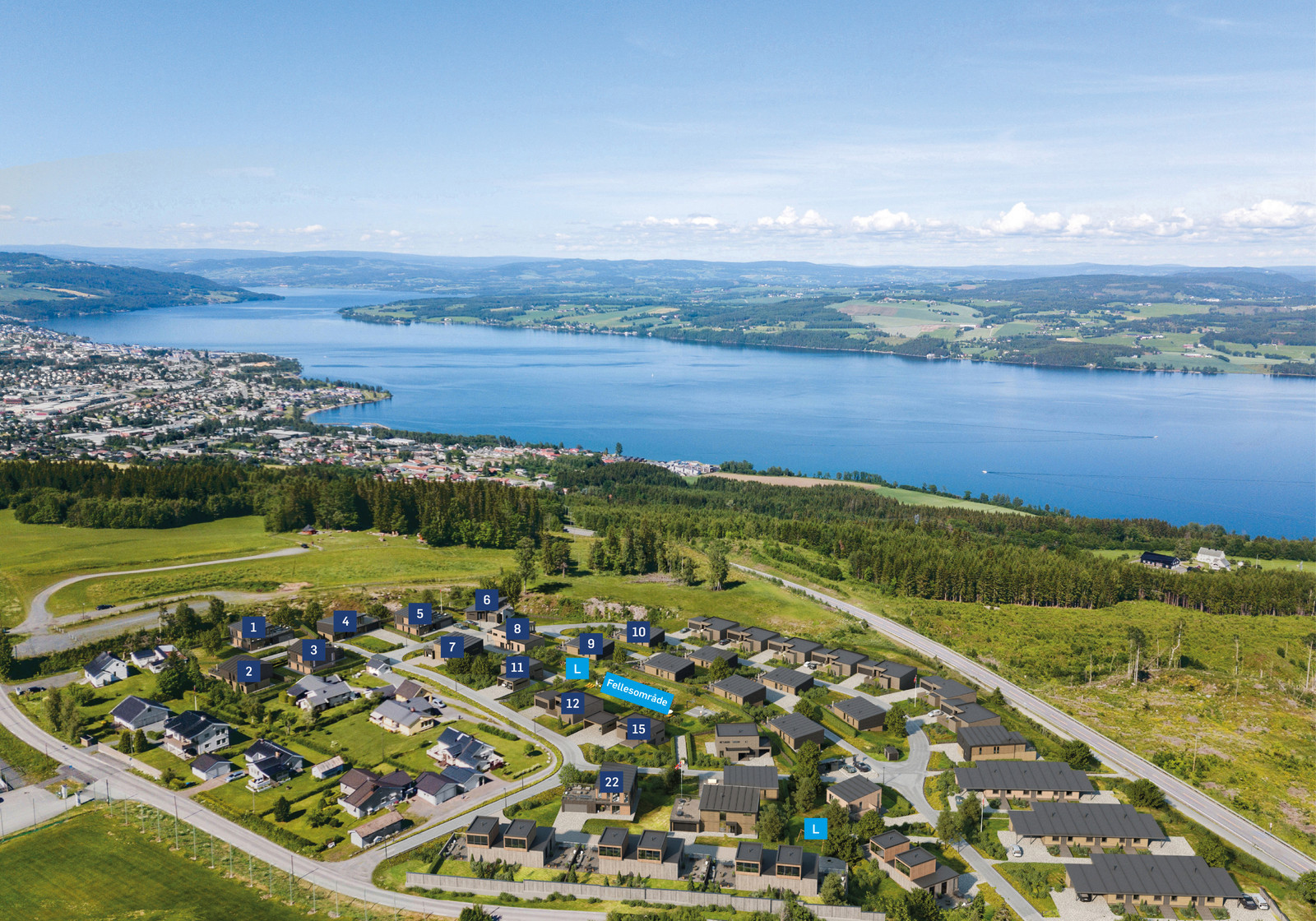 3D-illustrasjon av hvordan Østby terrasse kan bli seende ut