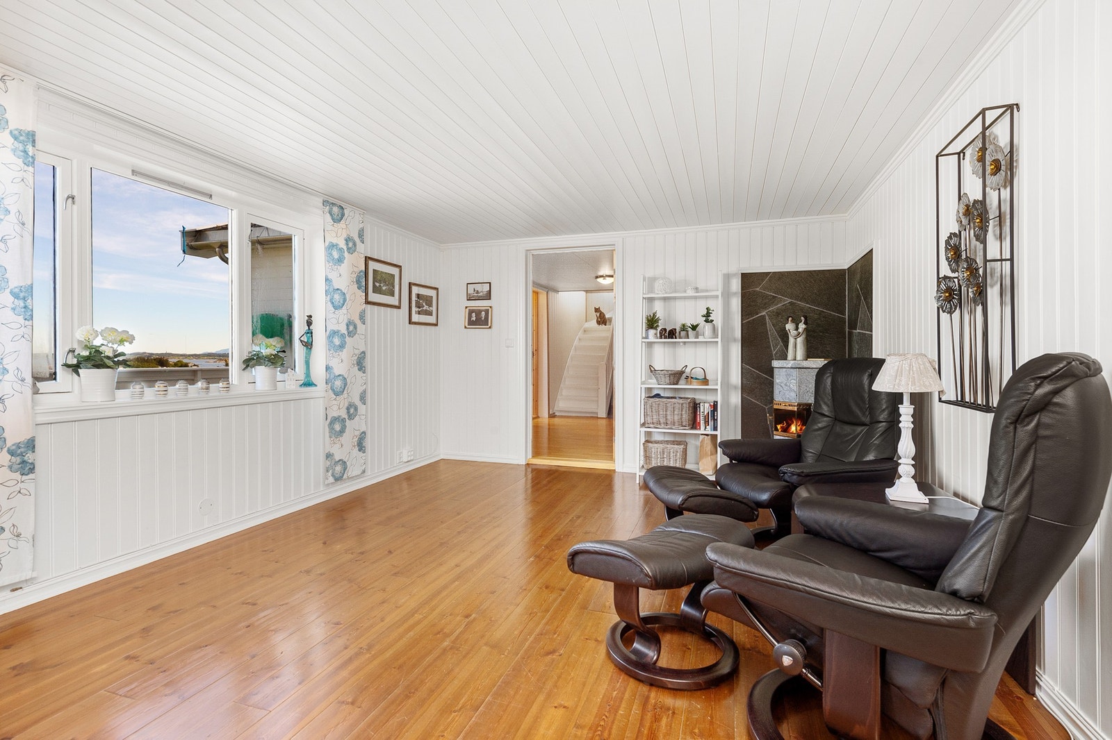 Klebersteinsovnen varmer meget godt når den trengs! Galleribilde