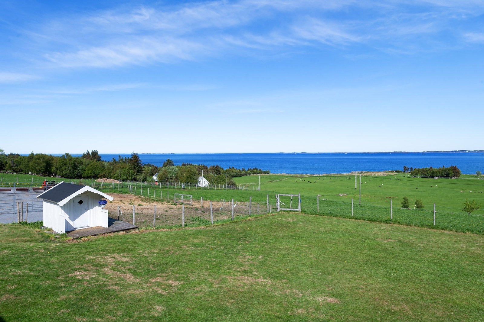 Hage og utsikt Galleribilde