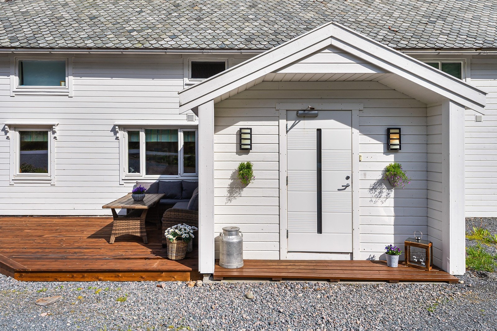 Overbygd inngangsparti Galleribilde