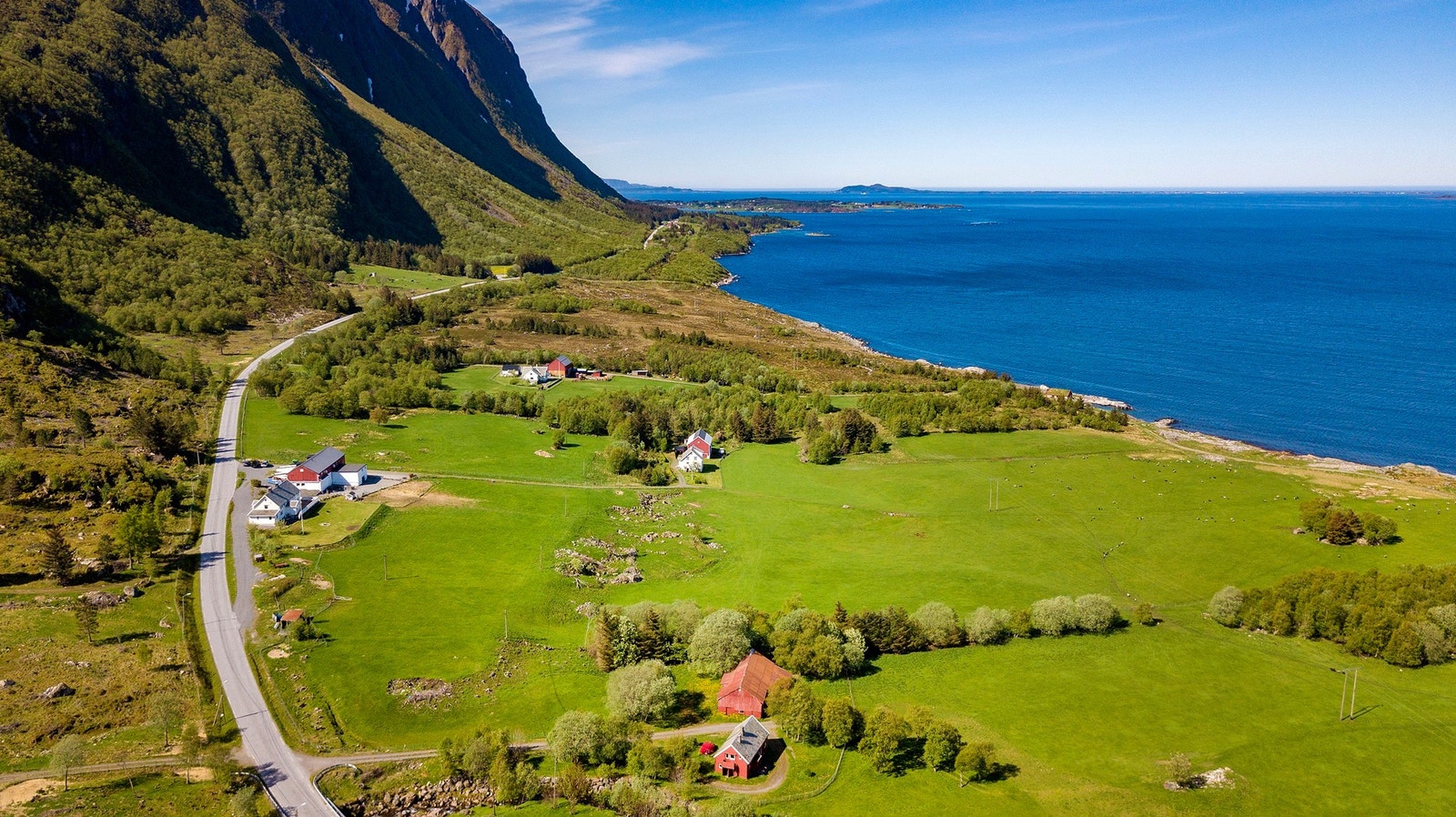 Eiendommen sett fra lufta Galleribilde