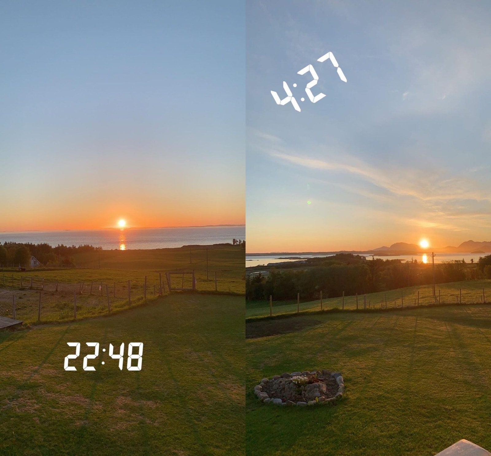 Soloppgang og solnedgang kan nytes fra eiendommen! Galleribilde