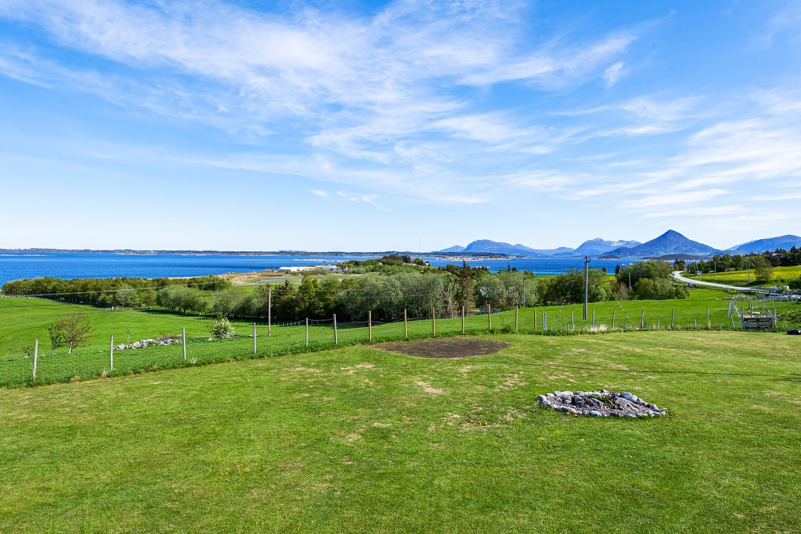 Hage og utsikt Galleribilde