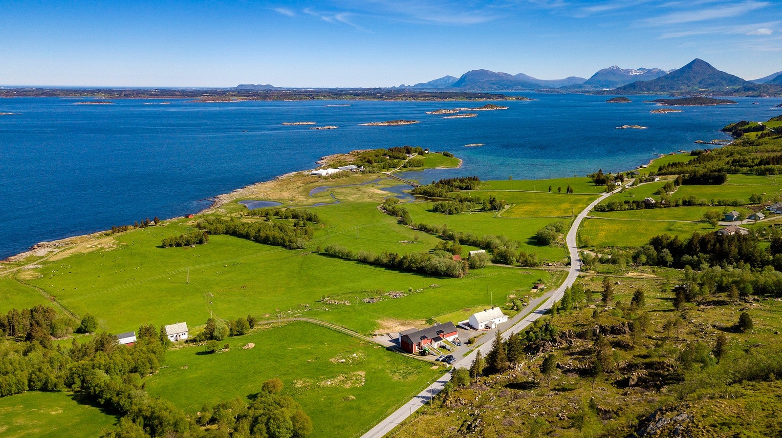 Eiendommen sett fra lufta Galleribilde