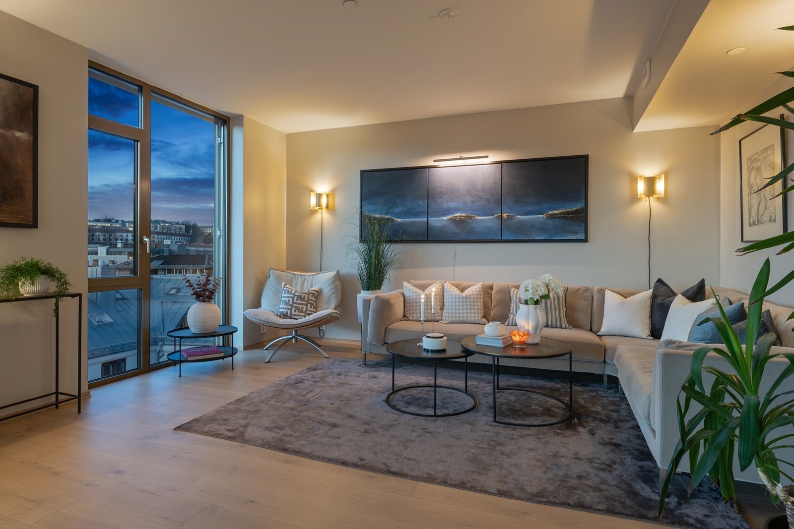 Leiligheten har balansert ventilasjon, som skaper et godt og behagelig inneklima Galleribilde