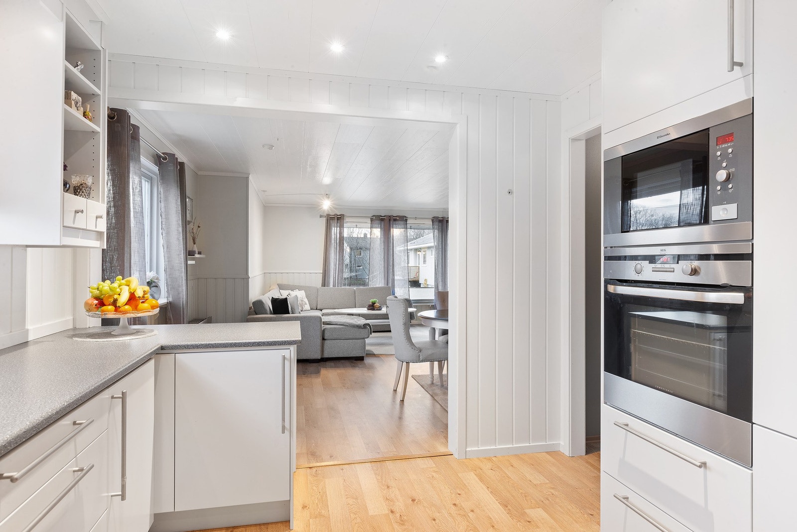 Fra kjøkken mot stuen Galleribilde