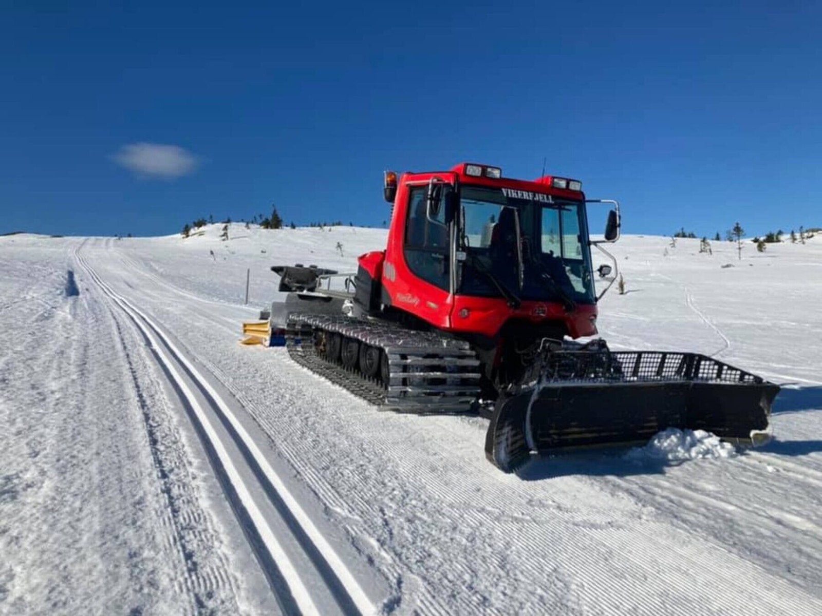 Løypene kjøres opp med riktig utstyr, og det kan garanteres for gode forhold når du skal på ski. Galleribilde