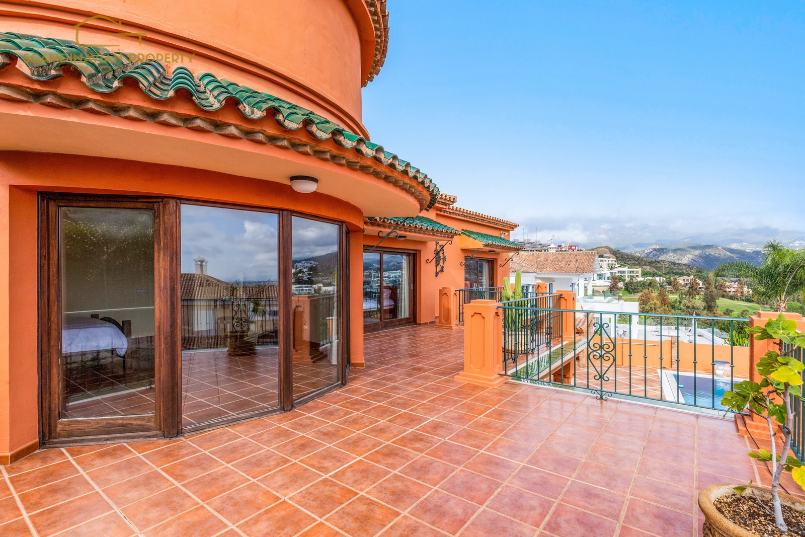 Terrasse fra hovedsoverom Galleribilde