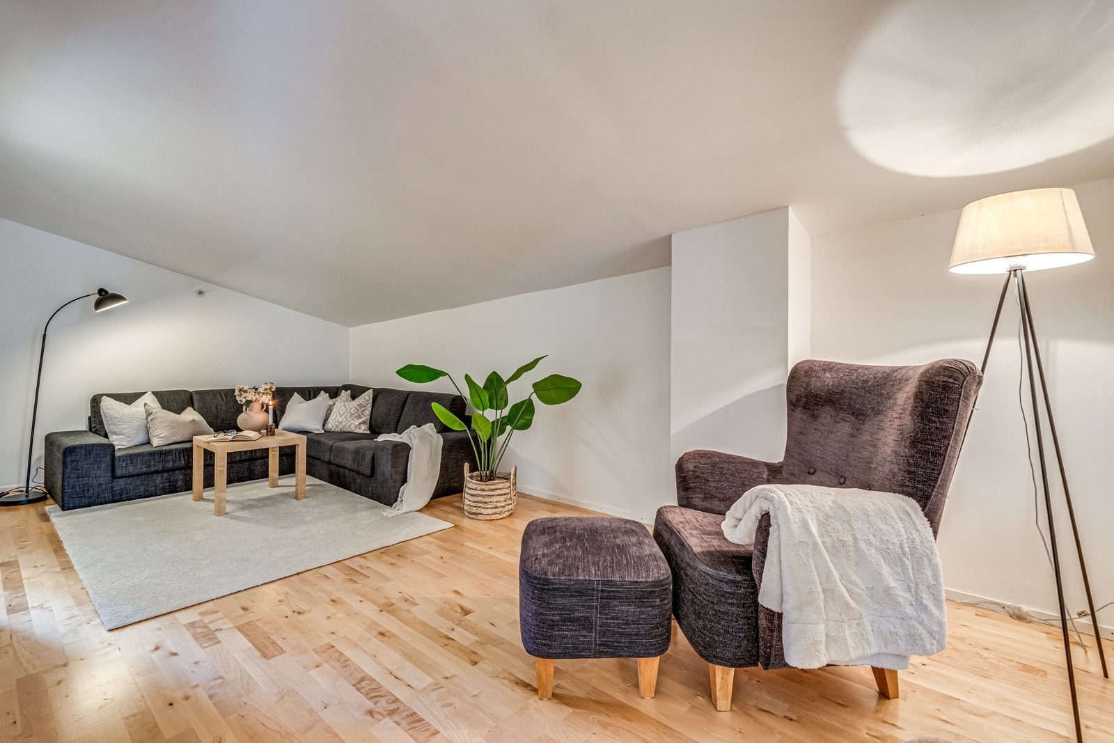 Loftstue. Galleribilde