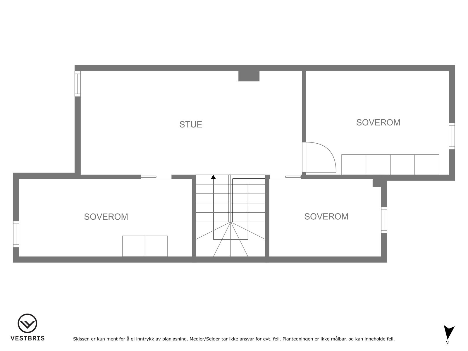 Plantegning loft. Galleribilde
