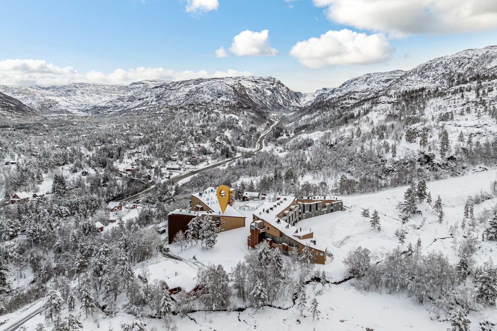 Utaliige kilometer med preparerte langrennsløyper. Galleribilde