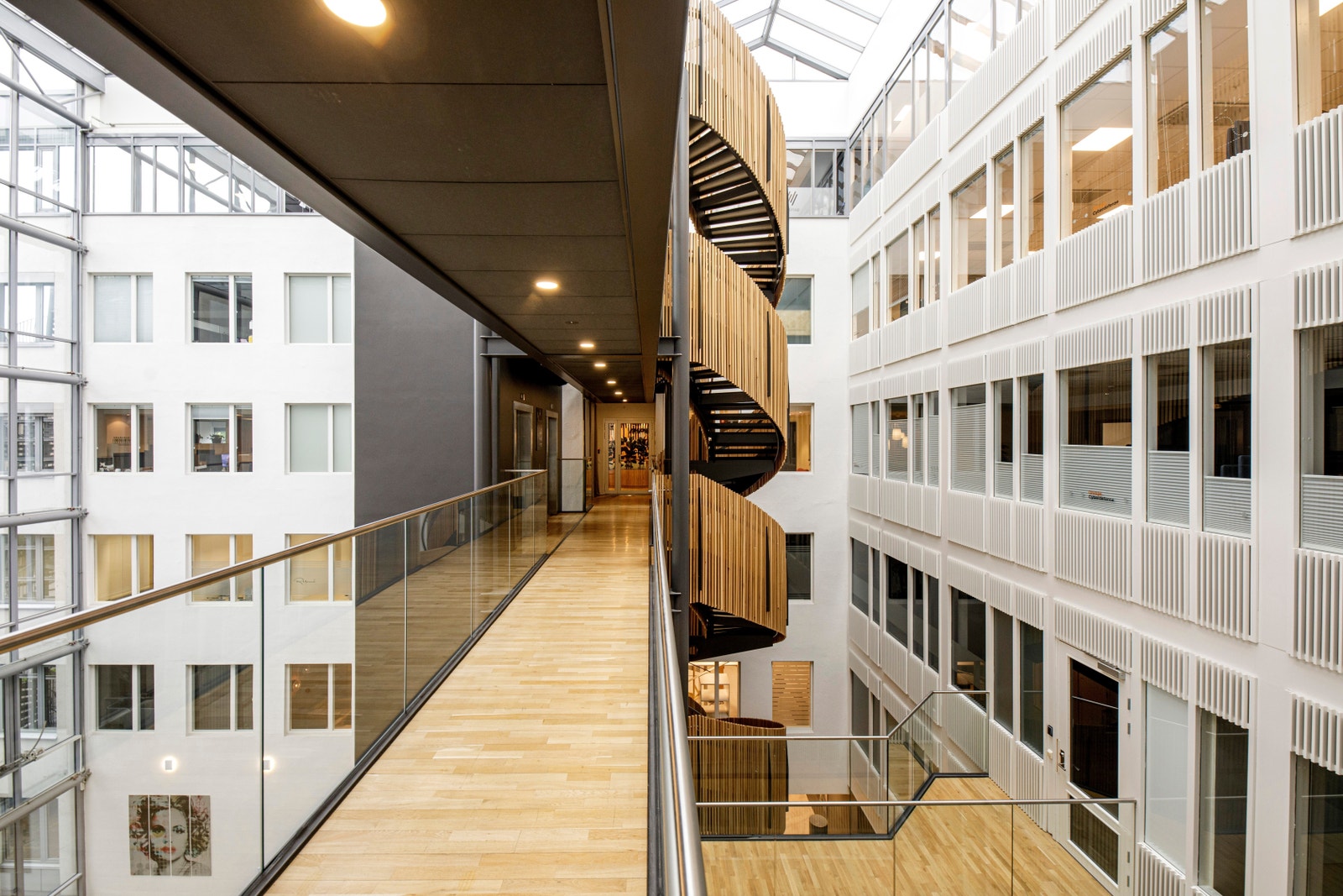 Inngangspartiet i 5. etasje. Galleribilde