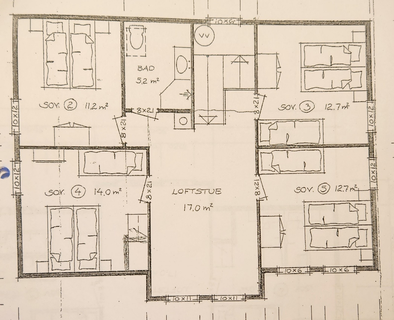 Plantegning 2.etasje Galleribilde