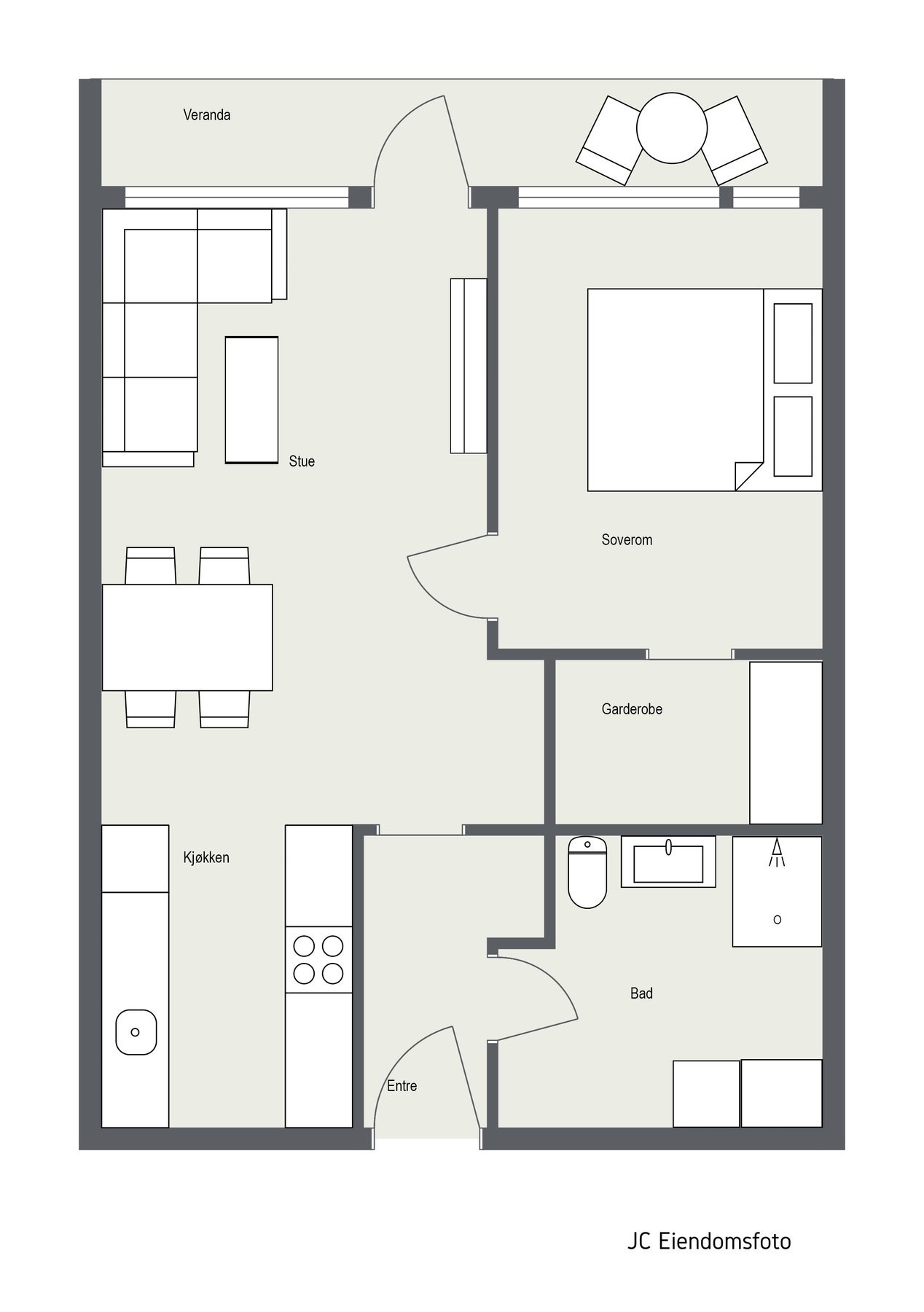 Plantegning. Galleribilde